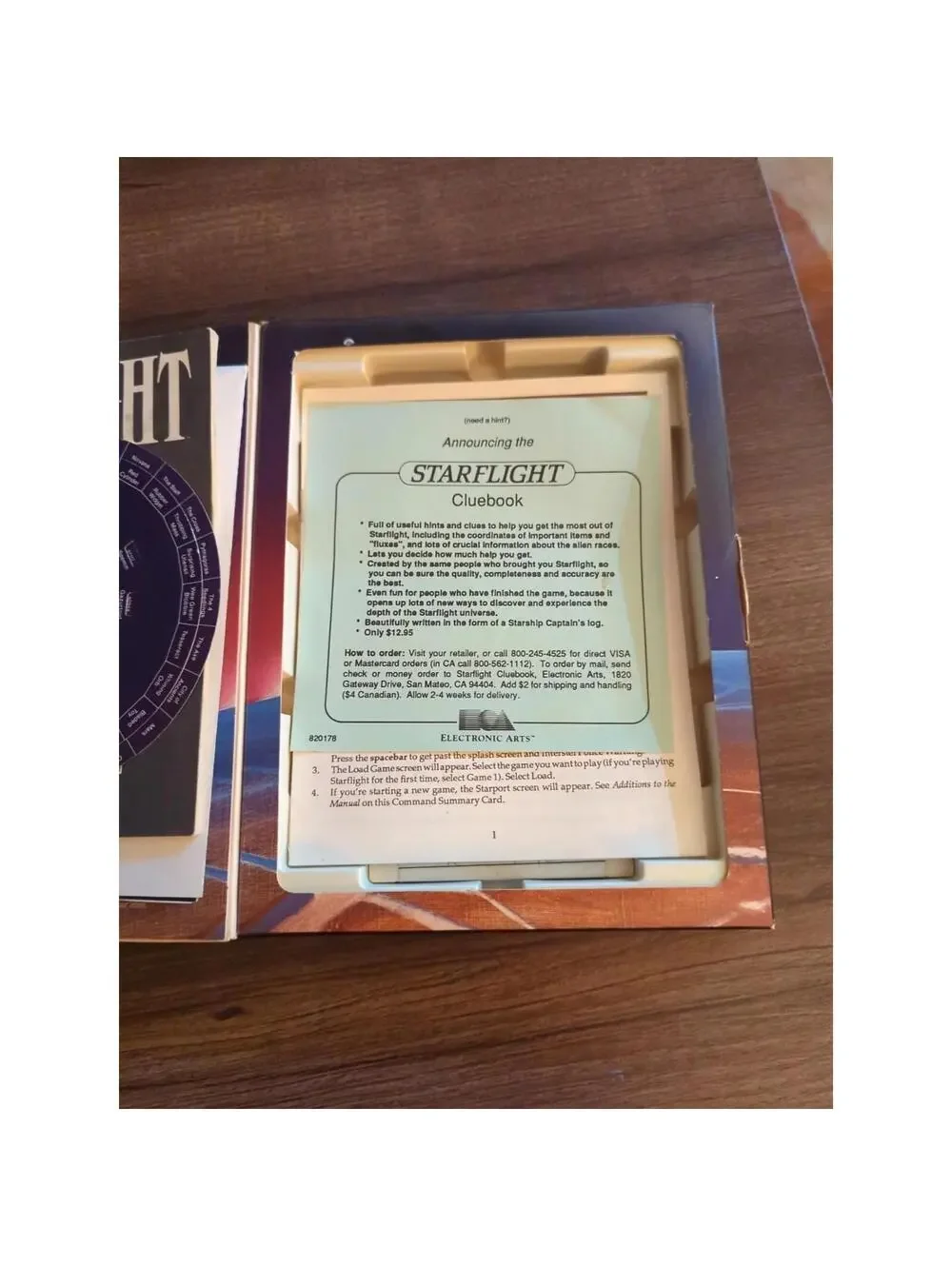 Starflight (1986) Amiga Big Box - RARE Electronic Arts Classic!